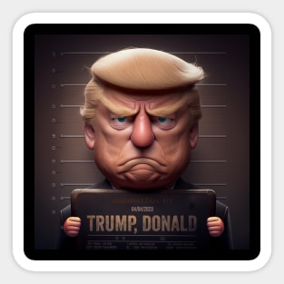 Donald Trump Mugshot Sticker